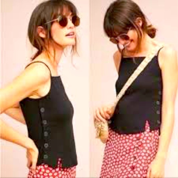 Anthropologie Meadow Rue Button side Tank. NWT S - Picture 1 of 5